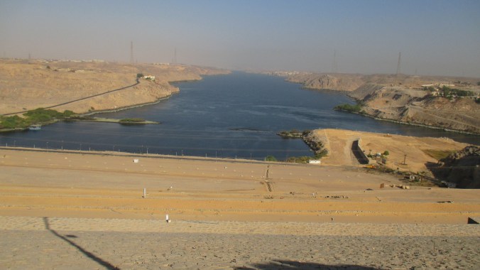 The Nile, below the Aswan High Dam. 