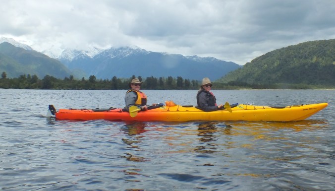 A relatively rare moment of concord on the lake. 