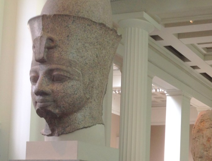 We saw the headless body in Egypt. I say we reunite them. 